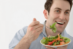前列腺炎治疗期间吃蔬菜沙拉